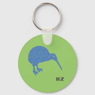 Llavero del kiwi de Nueva Zelanda
