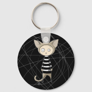 Llavero del ladrón de gato