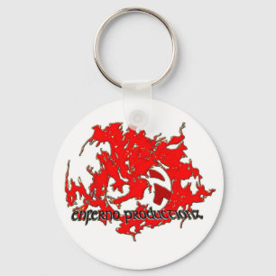 Llavero del logotipo de Enferno