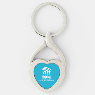 Llavero del logotipo de Habitat GNM