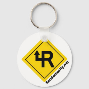 Llavero del logotipo de Randomosity