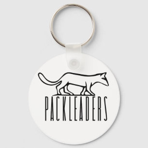 Llavero del logotipo del negro de PackLeader