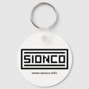llavero del logotipo del sionco