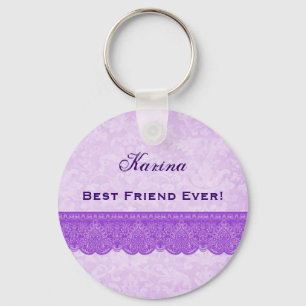 Llavero Del mejor amigo orquídea F430 púrpura nunca