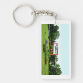 Llavero del mesón de Usonian - placa de calle