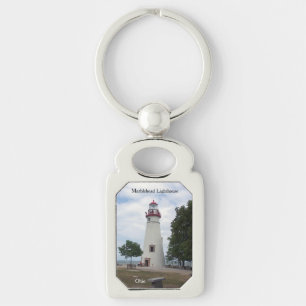 Llavero del metal del faro de Marblehead
