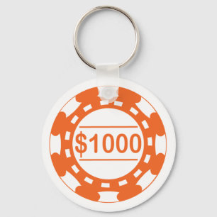 Llavero del naranja del microprocesador de $1000
