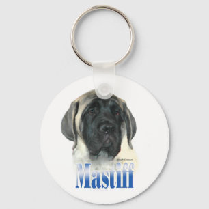 Llavero del nombre del perrito del mastín del