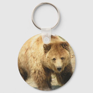 Llavero del oso grizzly