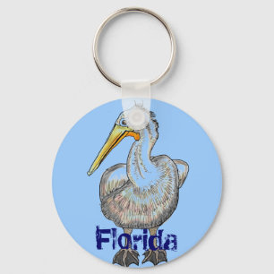 Llavero del pelícano de la Florida