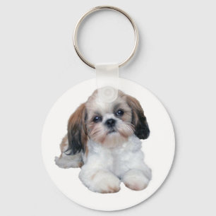 Llavero del perrito de Shih Tzu