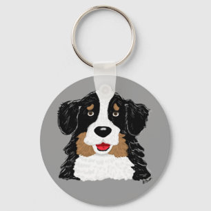 Llavero del perro de montaña de Bernese