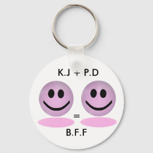 Llavero del personalizado de B.F.F