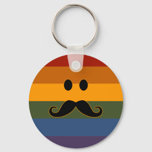 Llavero del personalizado del orgullo del bigote