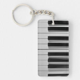 Llavero del personalizado del teclado de piano