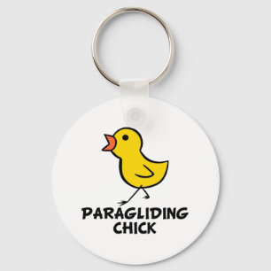 Llavero del polluelo del Paragliding