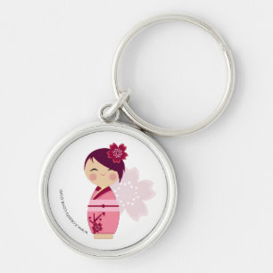 Llavero del premio de Kokeshi Sakura