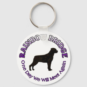 LLAVERO DEL PUENTE DEL ARCO IRIS DE ROTTWEILER