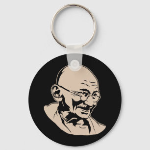 Llavero del retrato de Mahatma Gandhi