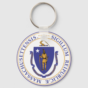 Llavero del sello del estado de Massachusetts