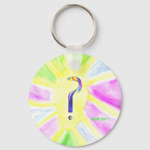 Llavero del signo de interrogación