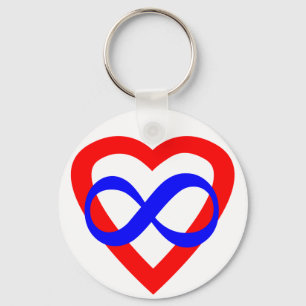 Llavero del símbolo de Polyamory