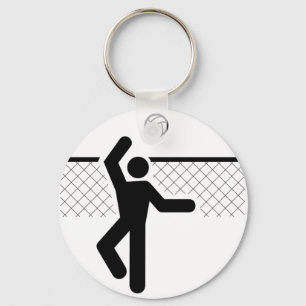 Llavero del símbolo del voleibol