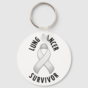 Llavero del superviviente del cáncer de pulmón