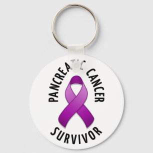 Llavero del superviviente del cáncer pancreático