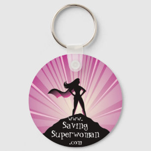 Llavero del Superwoman del ahorro
