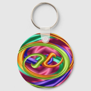 Llavero del tirón de chicloso del arco iris