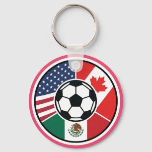 Llavero del Torneo de Fútbol 2026 USA Canadá Méxic