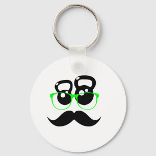 Llavero del verde del disfraz de Kettlebell