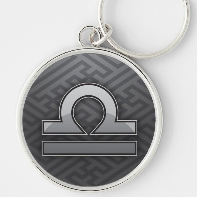 Llavero del zodiaco del libra (Frente)
