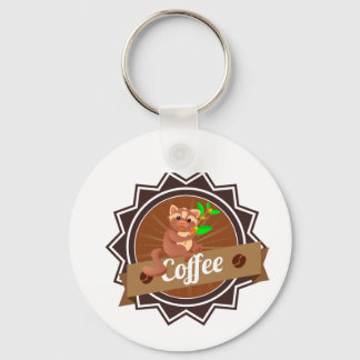 Llavero delantales de baristadelantales de cafetazas delan