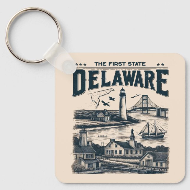 Llavero Delaware (Anverso)