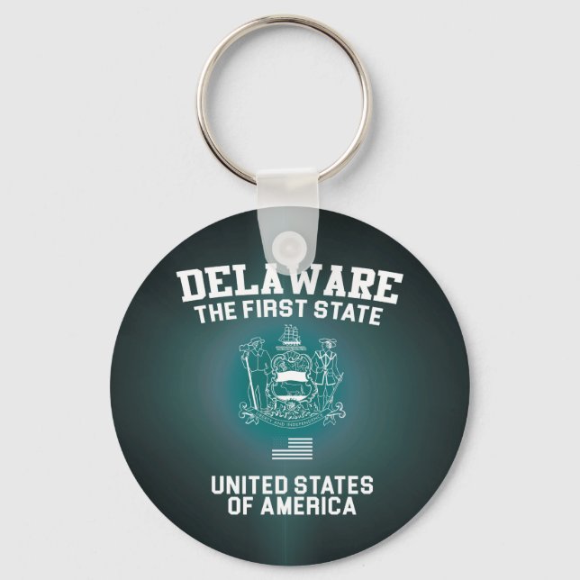 Llavero Delaware El Primer Estado (Anverso)