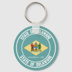 Llavero Delaware Round Emblem