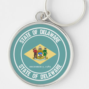 Llavero Delaware Round Emblem