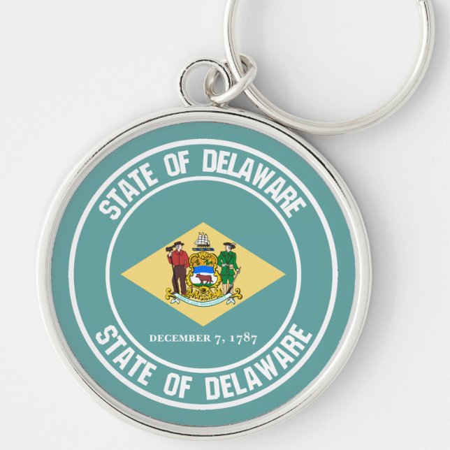 Llavero Delaware Round Emblem (Frente)