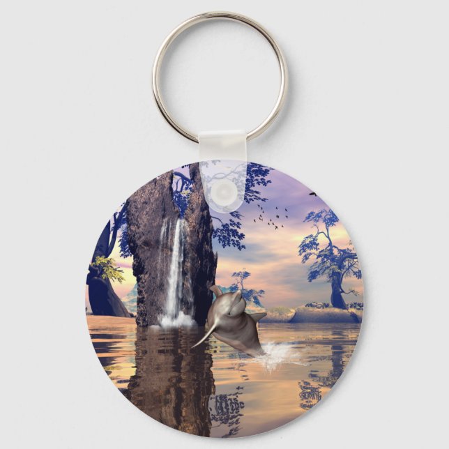 Llavero Delfín gracioso (Anverso)