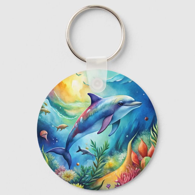 Llavero Delfín Pintado (Anverso)
