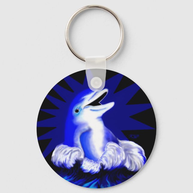 Llavero Delfín sonriente (Anverso)