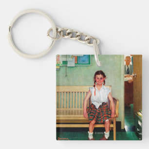 Llavero Delgado o fuera de la oficina del director