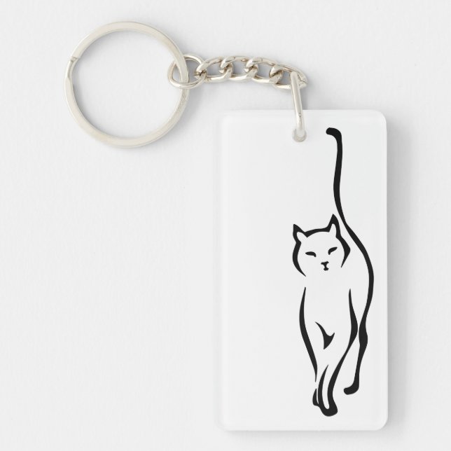 Llavero Delicado de gato (Frente)