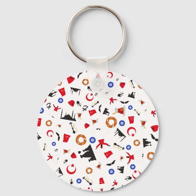 Llavero Delicia turca - Elementos turcos del país (Anverso)
