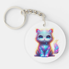 Llavero Delicioso gato colorido