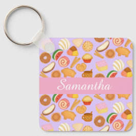 Llavero Delicioso Pan Dulce mexicano de pan dulce