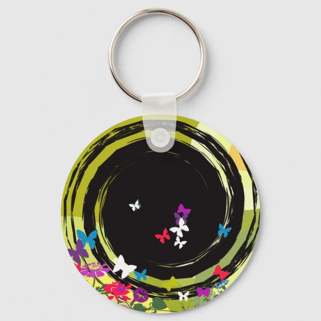 Llavero Delight de mariposa (Anverso)