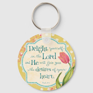 Llavero Delight in the Lord Keychain
